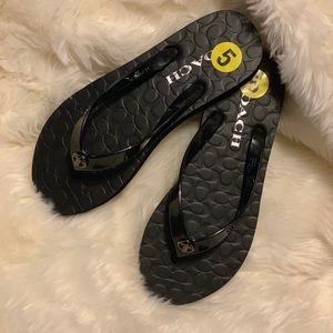 COACH flip flops